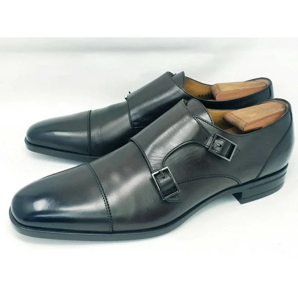 Hugo Boss | Shoes | Hugo Boss Mens Leather Double Monk Strap  display picture 1
